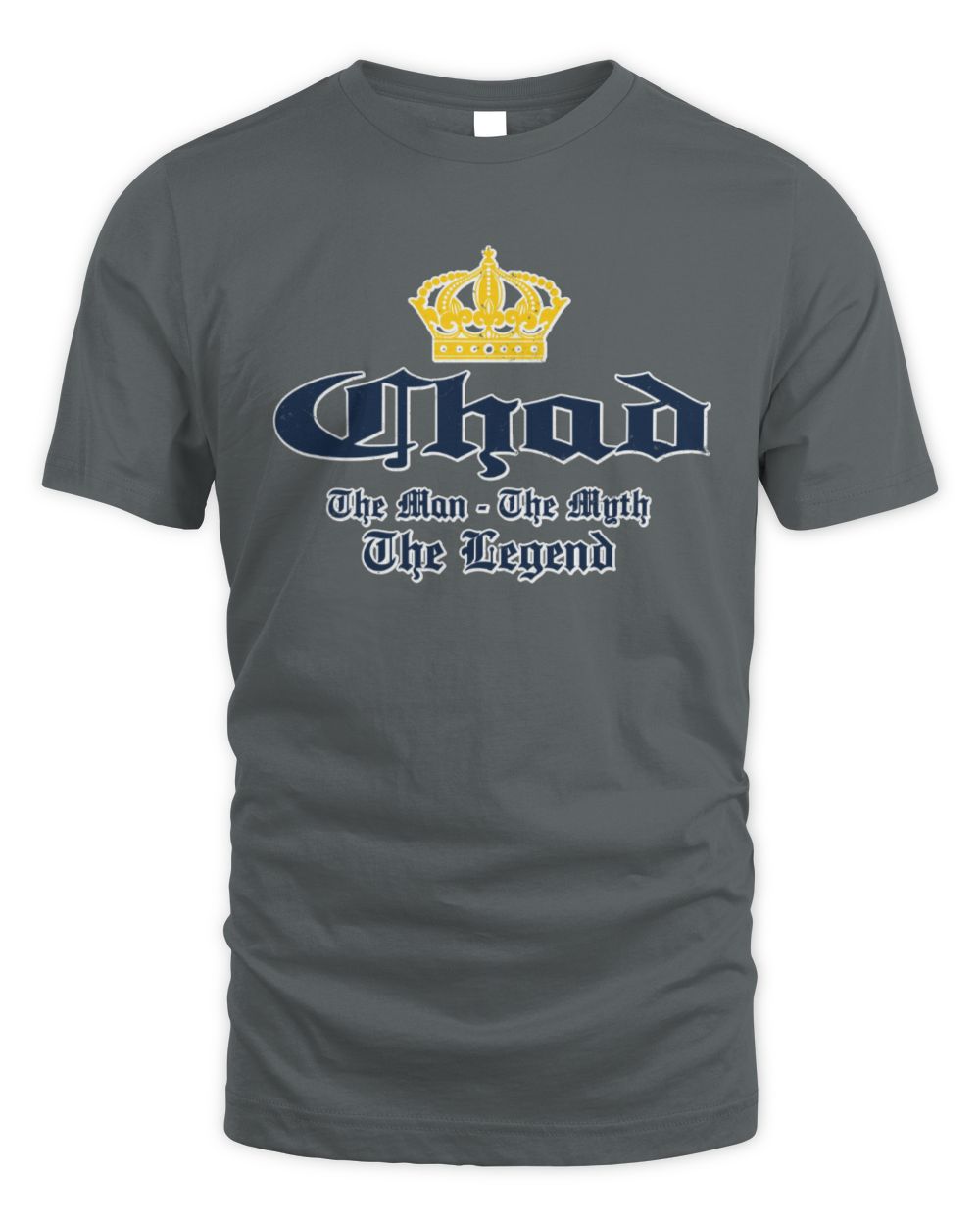 The Man The Myth The Legend Corona Beer T-Shirt CHAD M1-S83 / Unisex Standard T-Shirt / charcoal