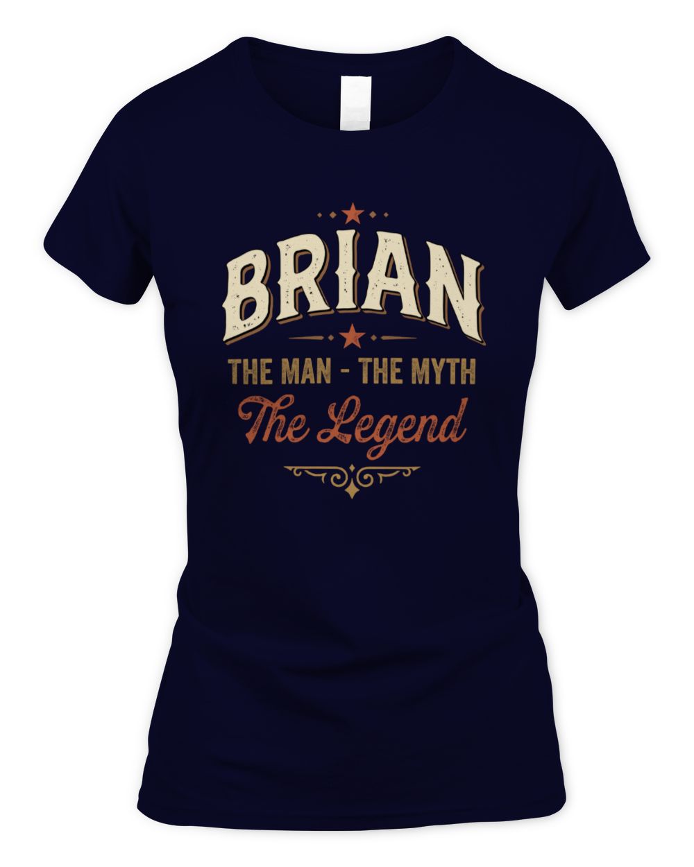I'm Name I'm Not Rude I Just Have The Balls Funny T-Shirt BRIAN M1-77 / Women's Standard T-Shirt / navy