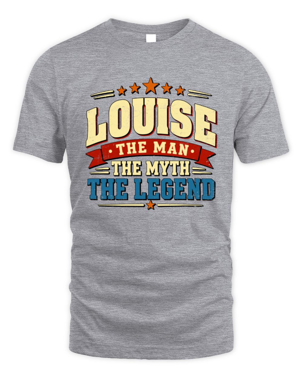 The Man The Myth The Legend Ribbon Vintage T-Shirt LOUISE M1-56 / Unisex Standard T-Shirt / sport grey