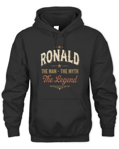 I'm Name I'm Not Rude I Just Have The Balls Funny T-Shirt RONALD M1-77 / Unisex Hoodie / black