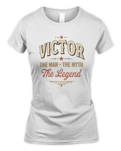 I'm Name I'm Not Rude I Just Have The Balls Funny T-Shirt VICTOR M1-77 / Women's Standard T-Shirt / white