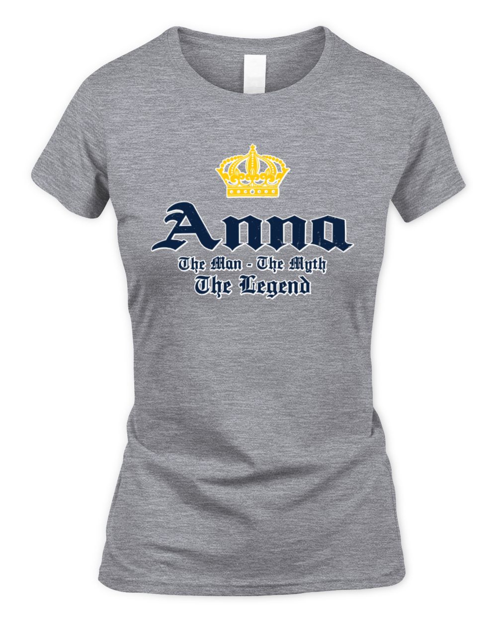 The Man The Myth The Legend Corona Beer T-Shirt ANNA M1-S83 / Women's Standard T-Shirt / sport grey
