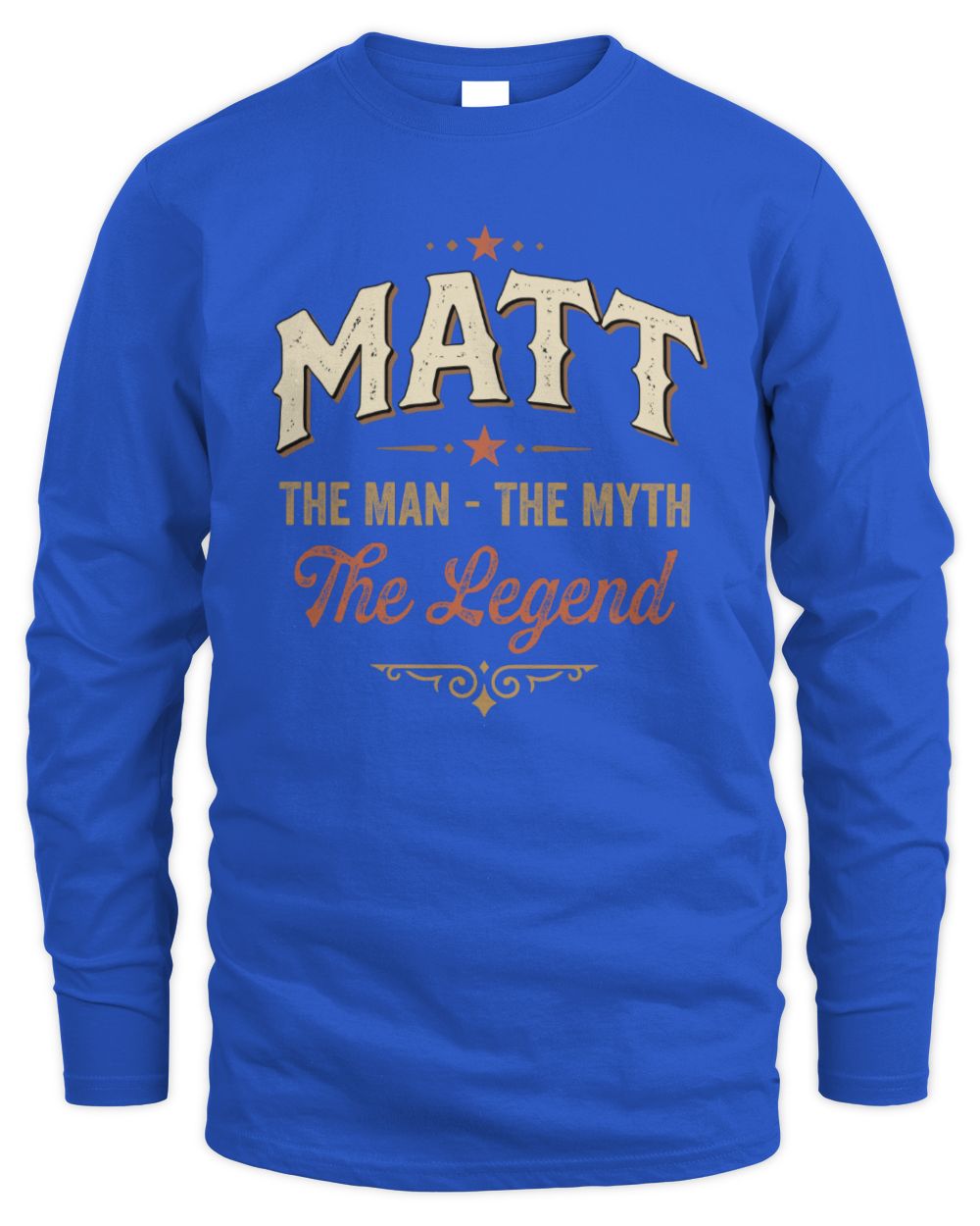 I'm Name I'm Not Rude I Just Have The Balls Funny T-Shirt MATT M1-77 / Men's Long Sleeved T-Shirt / royal