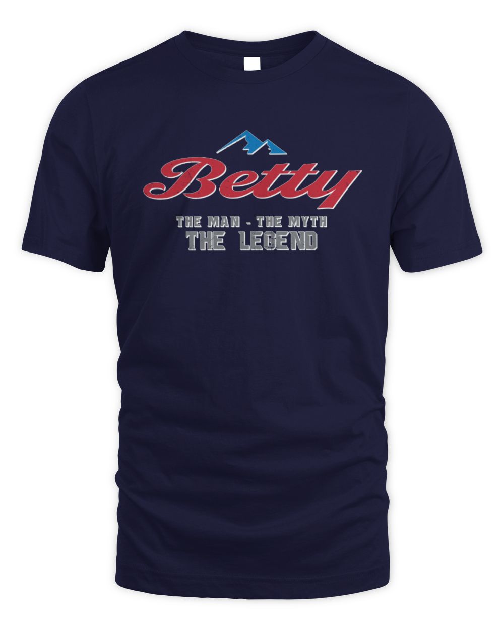 The Man The Myth The Legend Coors Light Beer T-Shirt BETTY M1-S84 / Unisex Standard T-Shirt / navy