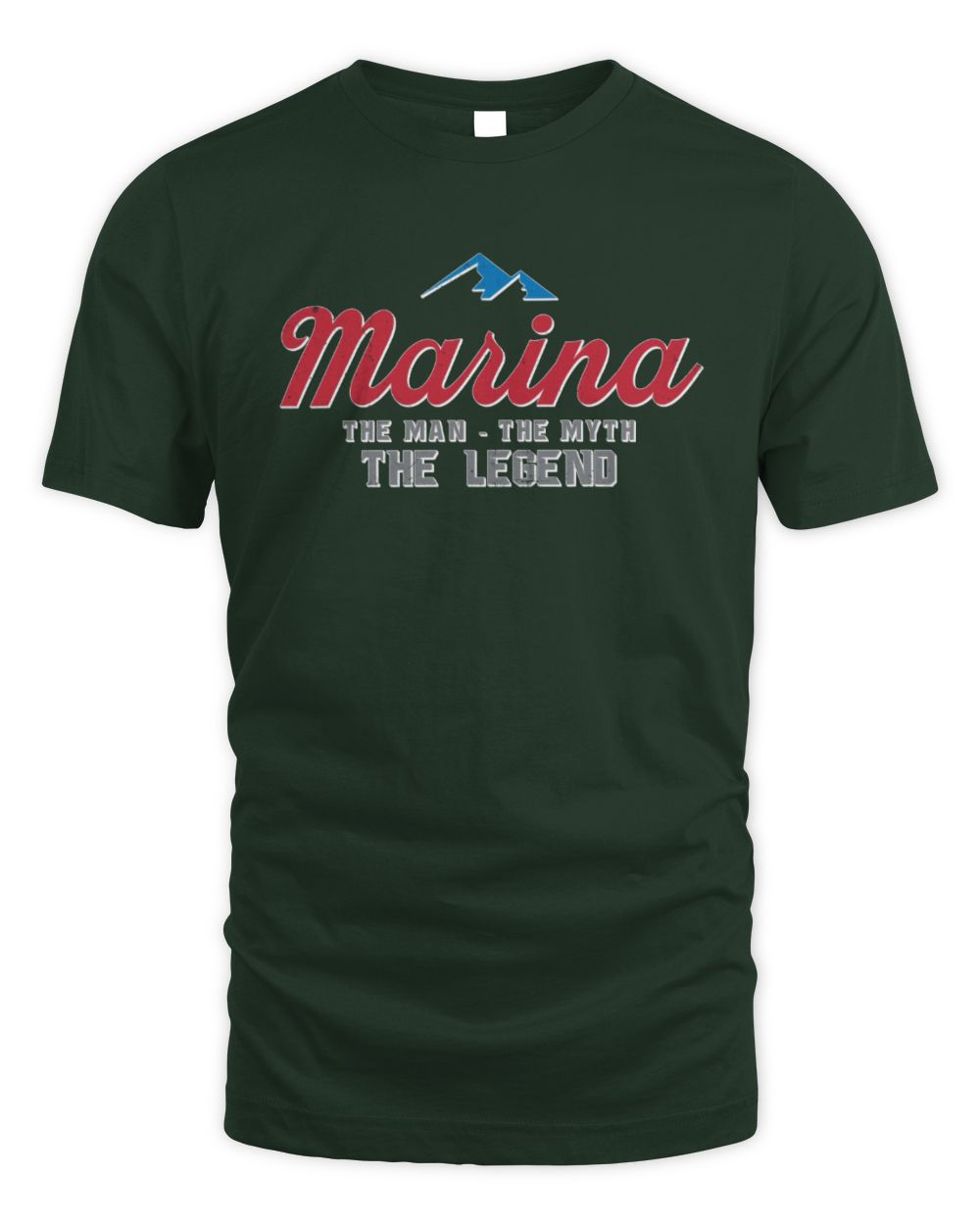 The Man The Myth The Legend Coors Light Beer T-Shirt MARINA M1-S84 / Unisex Standard T-Shirt / forest green