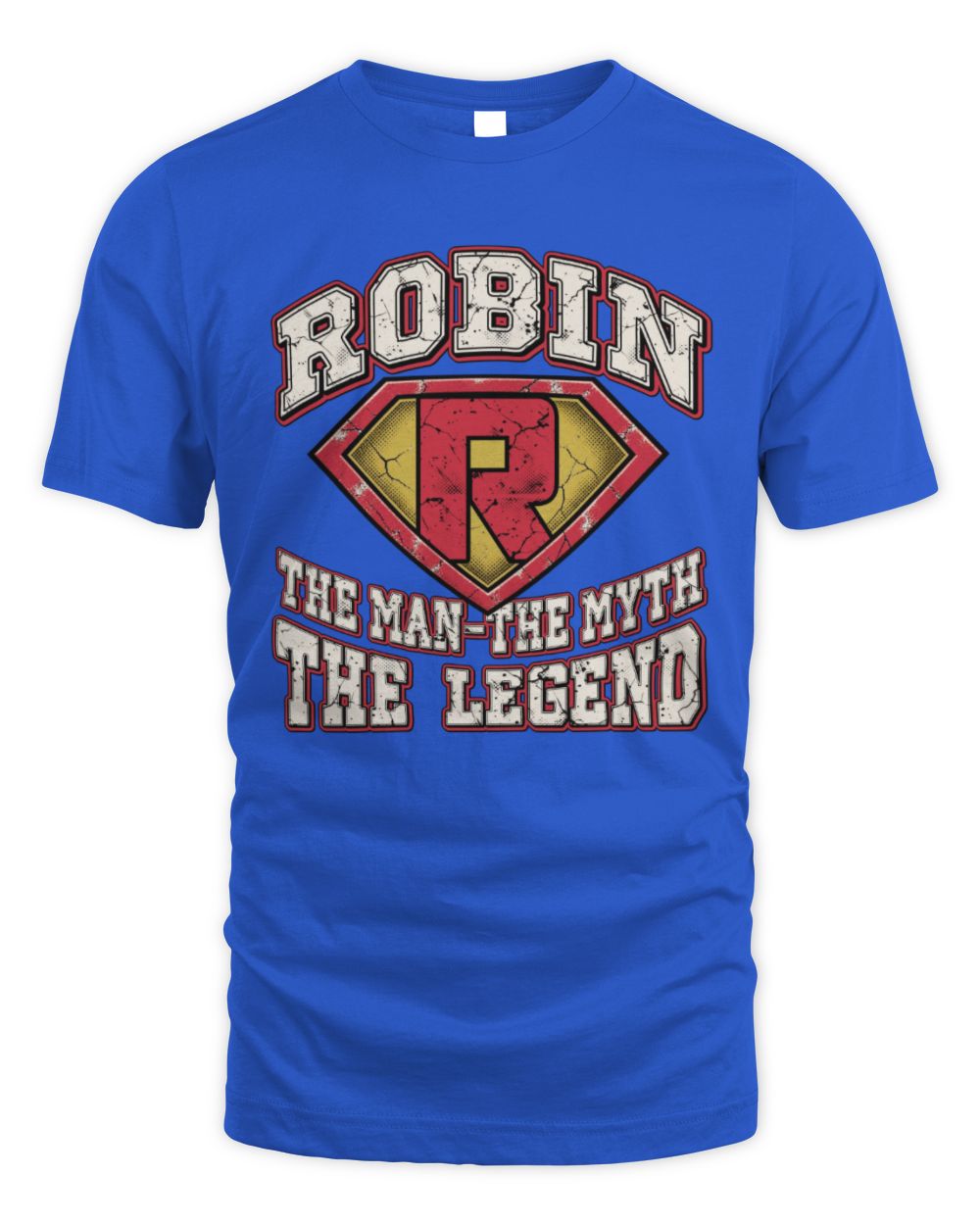 The Man The Myth The Legend Superman Graphic T-Shirt ROBIN M1-74 / Unisex Standard T-Shirt / royal