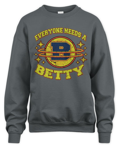 Everyone Needs a Your Name Shirt BETTY M1-76 / Unisex Sweatshirt / charcoal