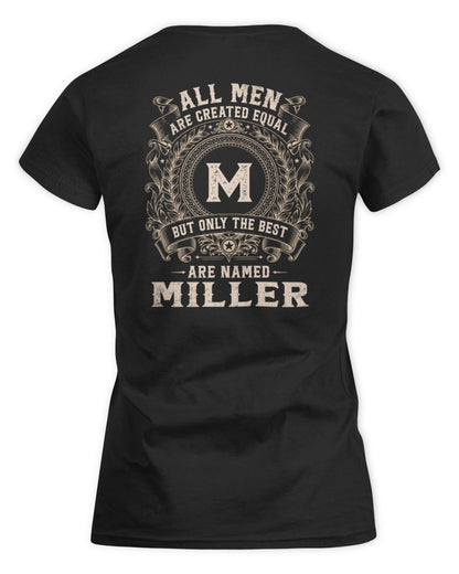 All Men Are Created Equal Cool Logo Shirt MILLER M1-60 / Women's Standard T-Shirt / black