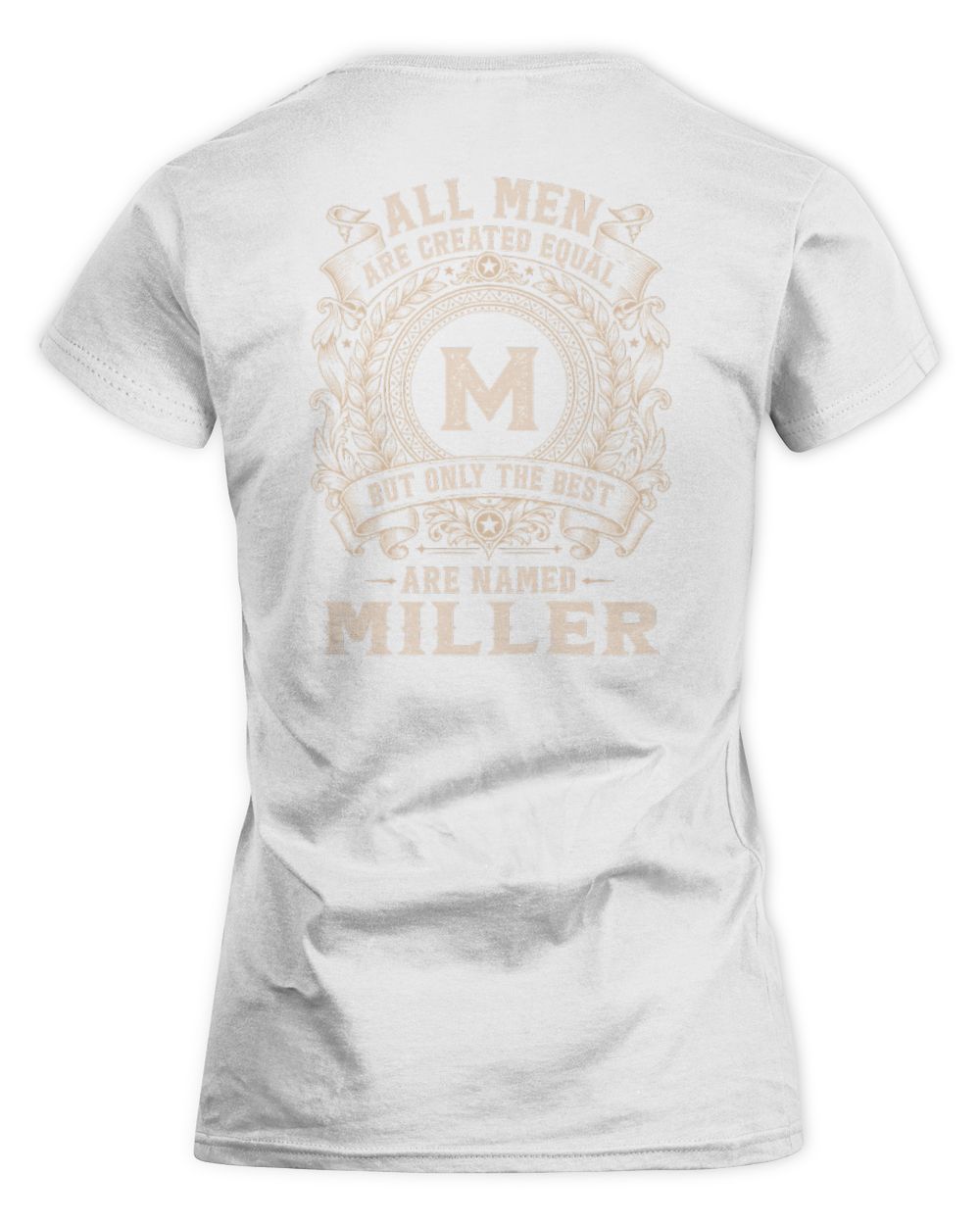 All Men Are Created Equal Cool Logo Shirt MILLER M1-60 / Women's Standard T-Shirt / white