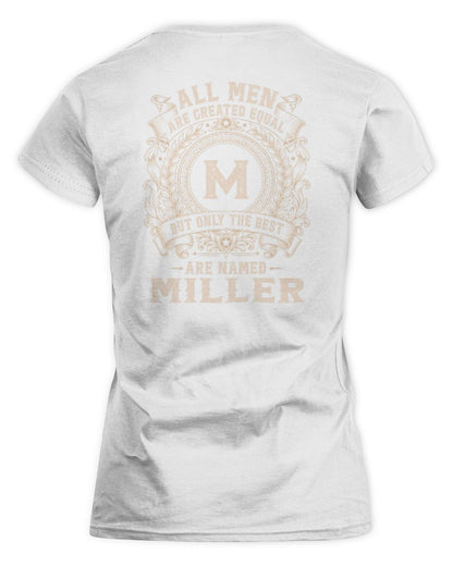 All Men Are Created Equal Cool Logo Shirt MILLER M1-60 / Women's Standard T-Shirt / white