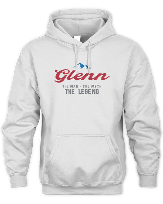 The Man The Myth The Legend Coors Light Beer T-Shirt GLENN M1-S84 / Unisex Hoodie / white