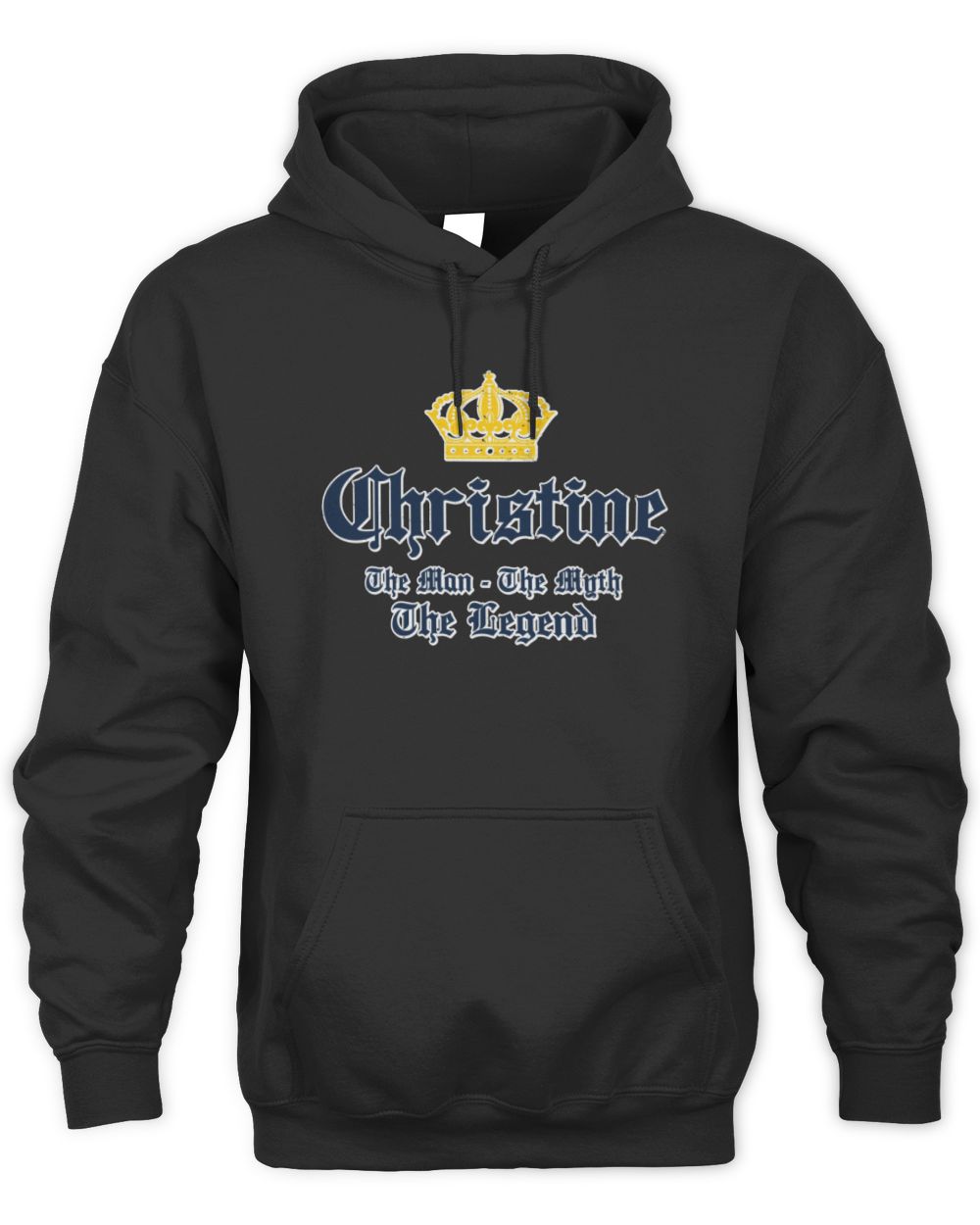 The Man The Myth The Legend Corona Beer T-Shirt CHRISTINE M1-S83 / Unisex Hoodie / black