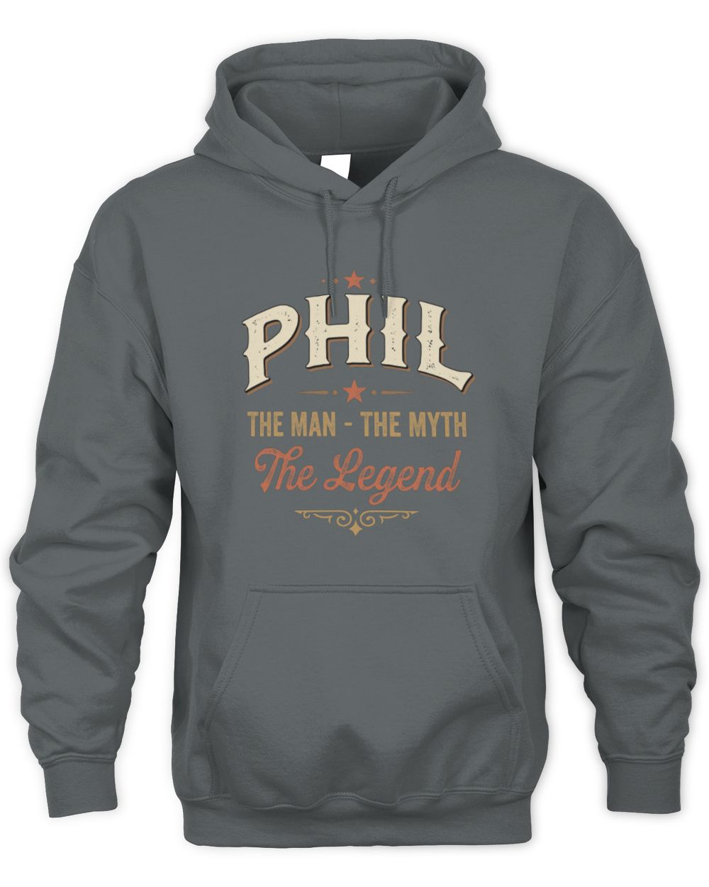I'm Name I'm Not Rude I Just Have The Balls Funny T-Shirt PHIL M1-77 / Unisex Hoodie / charcoal