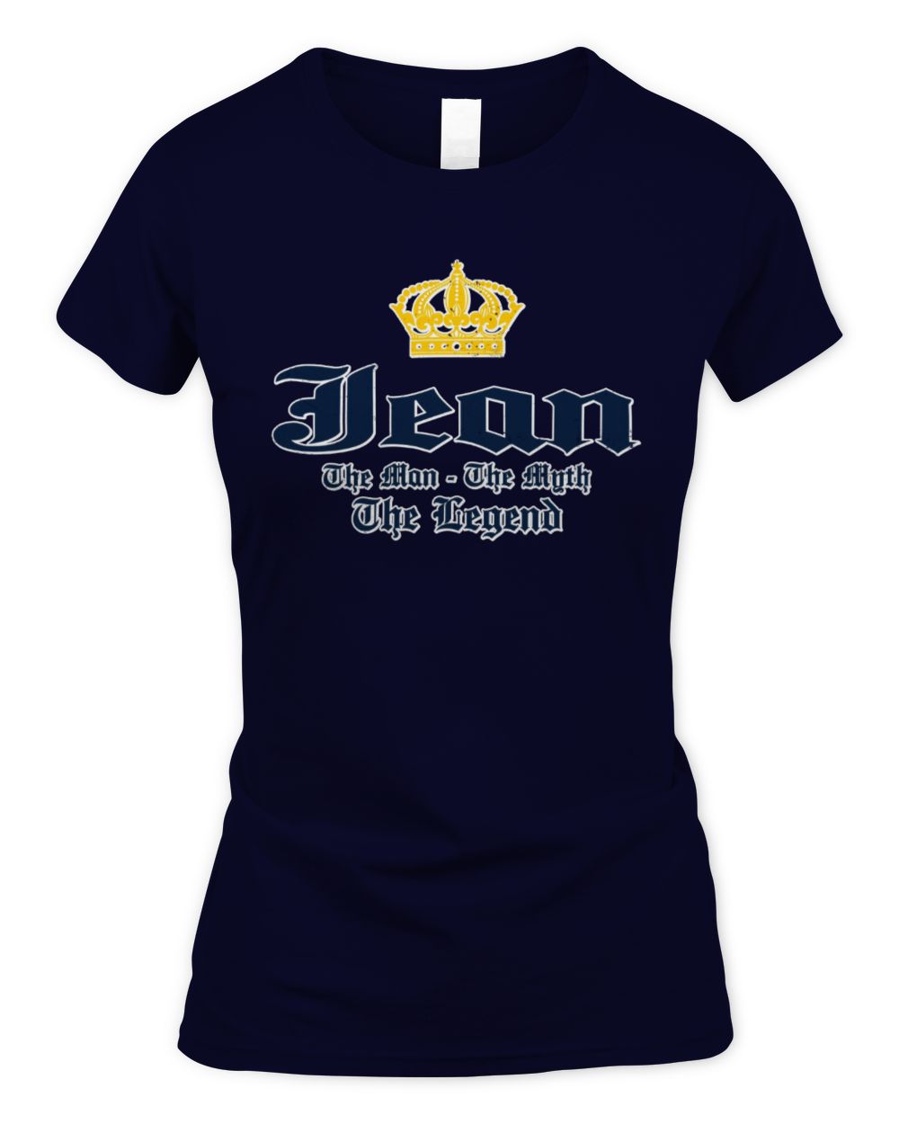 The Man The Myth The Legend Corona Beer T-Shirt JEAN M1-S83 / Women's Standard T-Shirt / navy