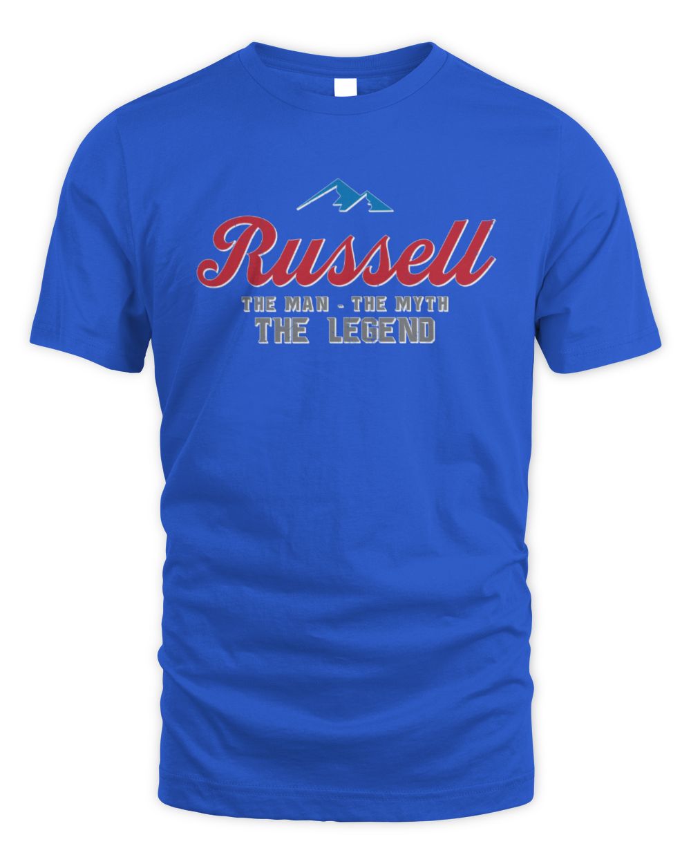 The Man The Myth The Legend Coors Light Beer T-Shirt RUSSELL M1-S84 / Unisex Standard T-Shirt / royal