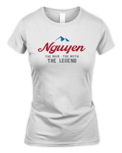 The Man The Myth The Legend Coors Light Beer T-Shirt NGUYEN M1-S84 / Women's Standard T-Shirt / white