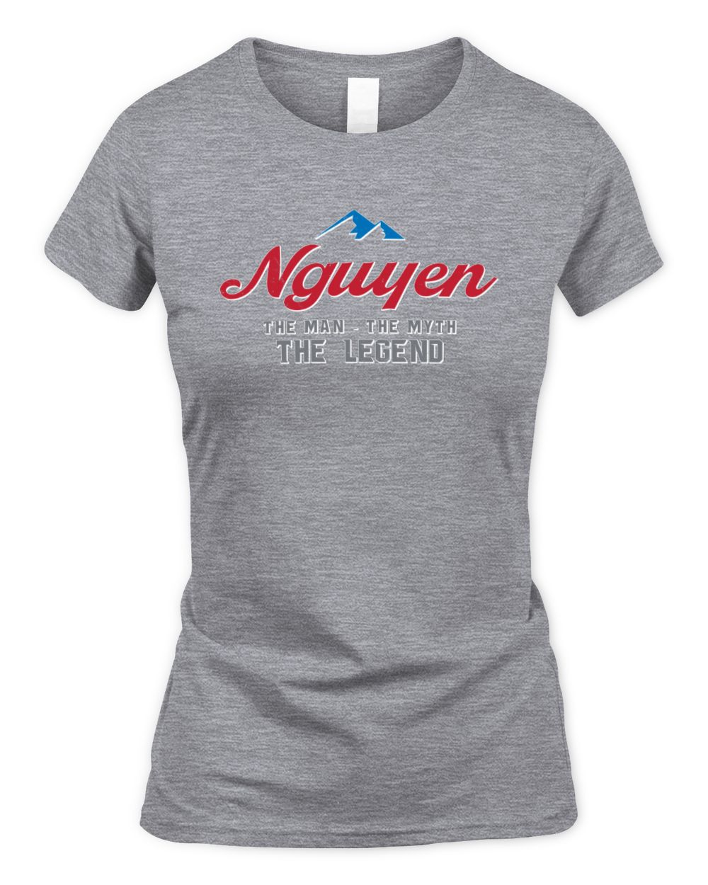 The Man The Myth The Legend Coors Light Beer T-Shirt NGUYEN M1-S84 / Women's Standard T-Shirt / sport grey