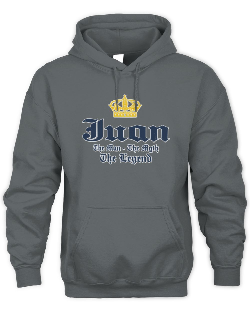 The Man The Myth The Legend Corona Beer T-Shirt JUAN M1-S83 / Unisex Hoodie / charcoal
