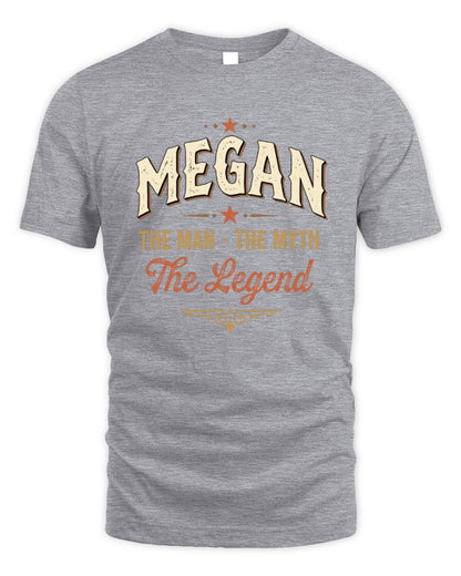 I'm Name I'm Not Rude I Just Have The Balls Funny T-Shirt MEGAN M1-77 / Unisex Standard T-Shirt / sport grey
