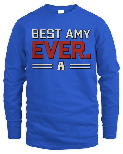 Best Your Name Ever Cool Shirt AMY M1-58 / Men's Long Sleeved T-Shirt / royal