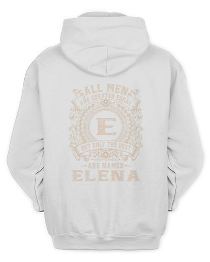 All Men Are Created Equal Cool Logo Shirt ELENA M1-60 / Unisex Hoodie / white