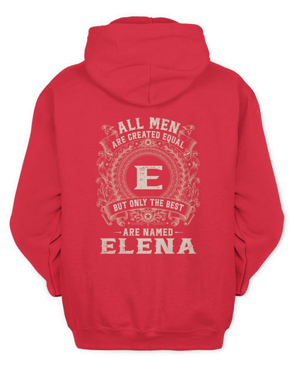 All Men Are Created Equal Cool Logo Shirt ELENA M1-60 / Unisex Hoodie / red