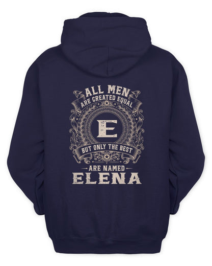 All Men Are Created Equal Cool Logo Shirt ELENA M1-60 / Unisex Hoodie / navy