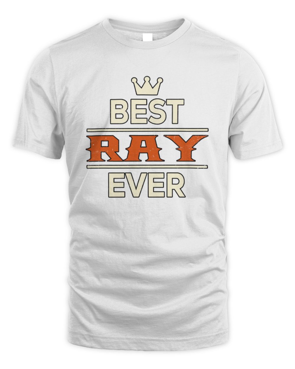 Best Your Name With Crown Shirt RAY M1-59 / Unisex Standard T-Shirt / white