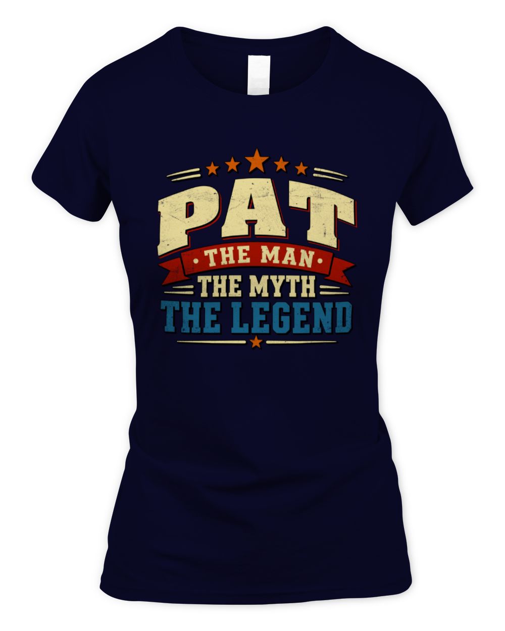 The Man The Myth The Legend Ribbon Vintage T-Shirt PAT M1-56 / Women's Standard T-Shirt / navy