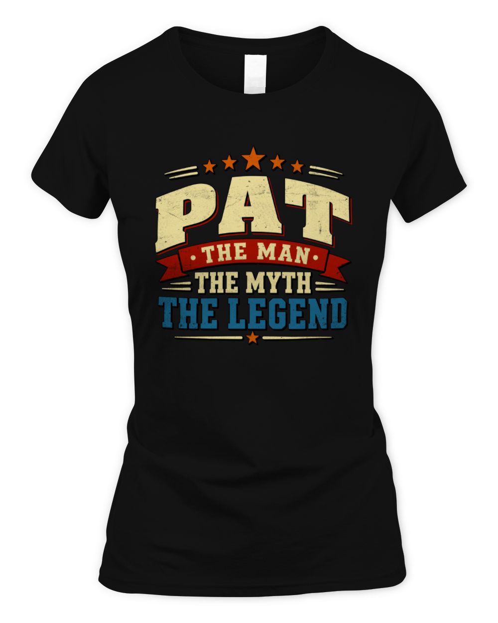 The Man The Myth The Legend Ribbon Vintage T-Shirt PAT M1-56 / Women's Standard T-Shirt / black