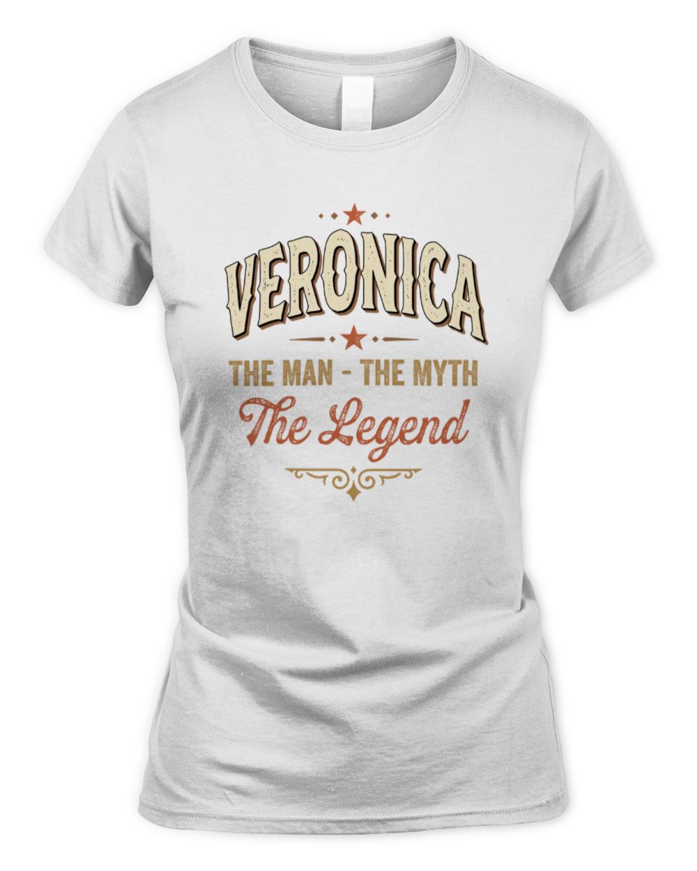 I'm Name I'm Not Rude I Just Have The Balls Funny T-Shirt VERONICA M1-77 / Women's Standard T-Shirt / white