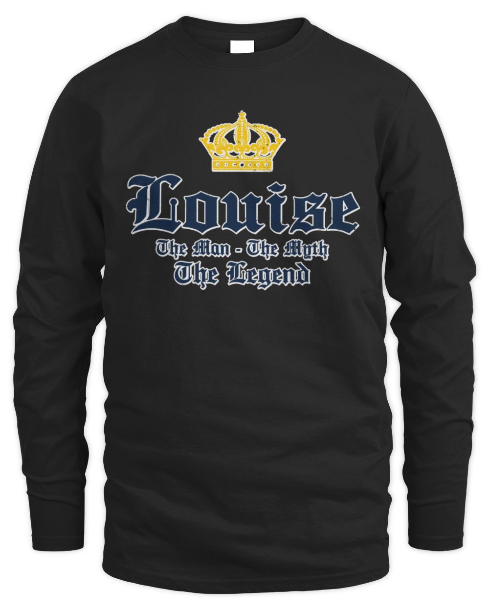 The Man The Myth The Legend Corona Beer T-Shirt LOUISE M1-S83 / Men's Long Sleeved T-Shirt / black