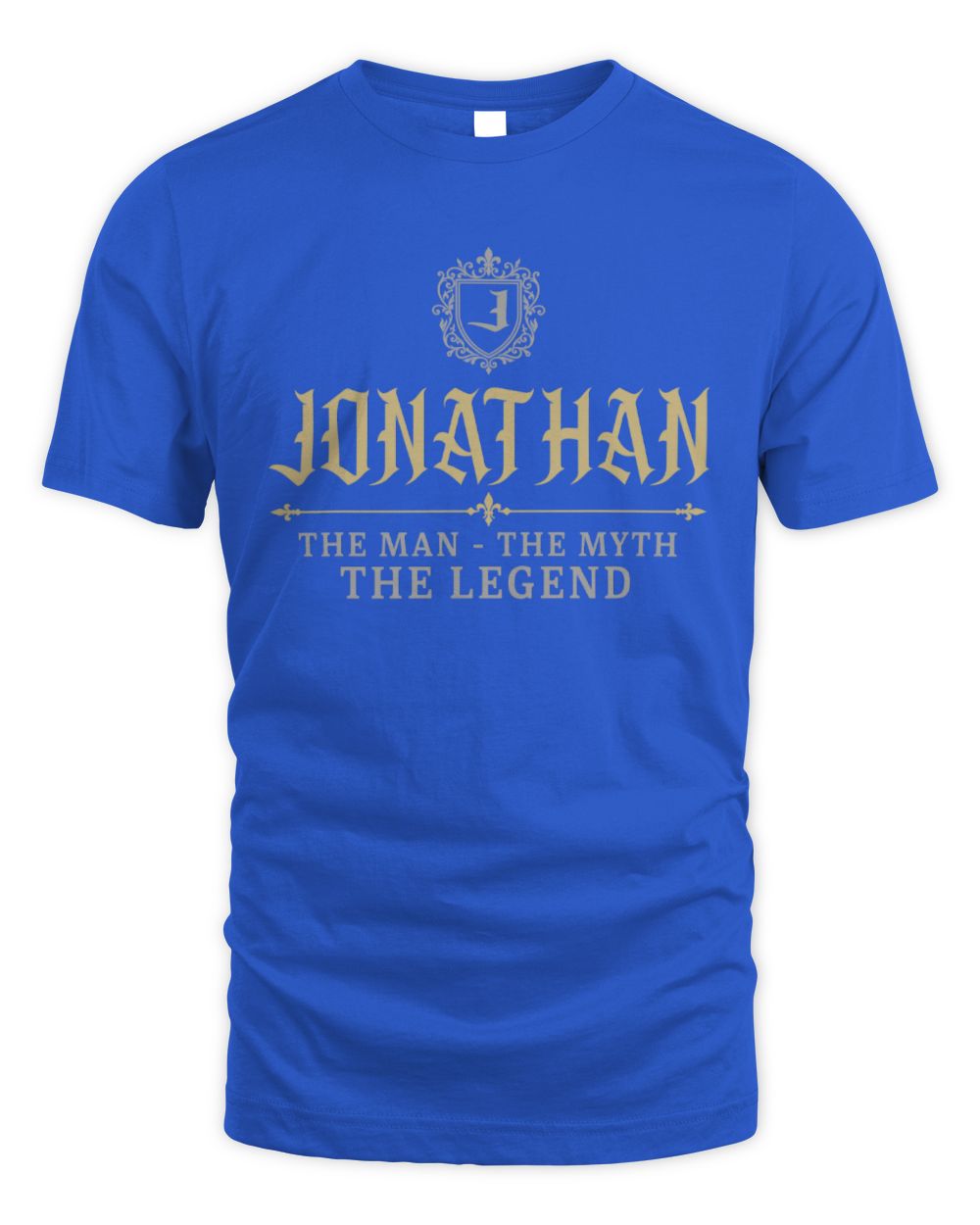 The Man The Myth The Legend Western Shirt JONATHAN M1-78 / Unisex Standard T-Shirt / royal