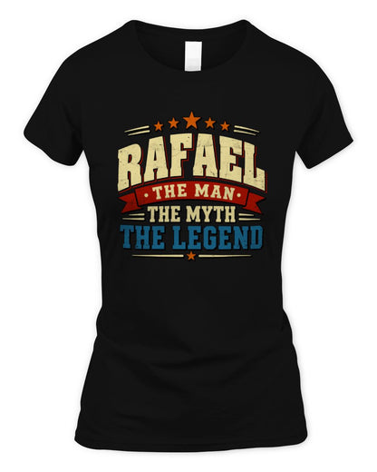 The Man The Myth The Legend Ribbon Vintage T-Shirt RAFAEL M1-56 / Women's Standard T-Shirt / black