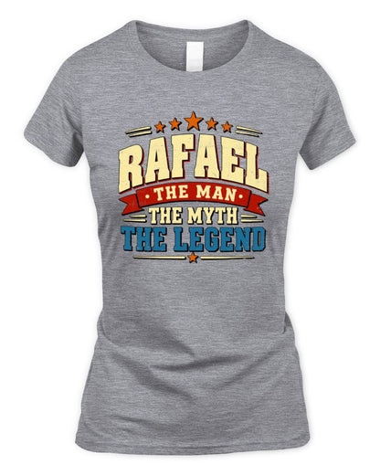 The Man The Myth The Legend Ribbon Vintage T-Shirt RAFAEL M1-56 / Women's Standard T-Shirt / sport grey