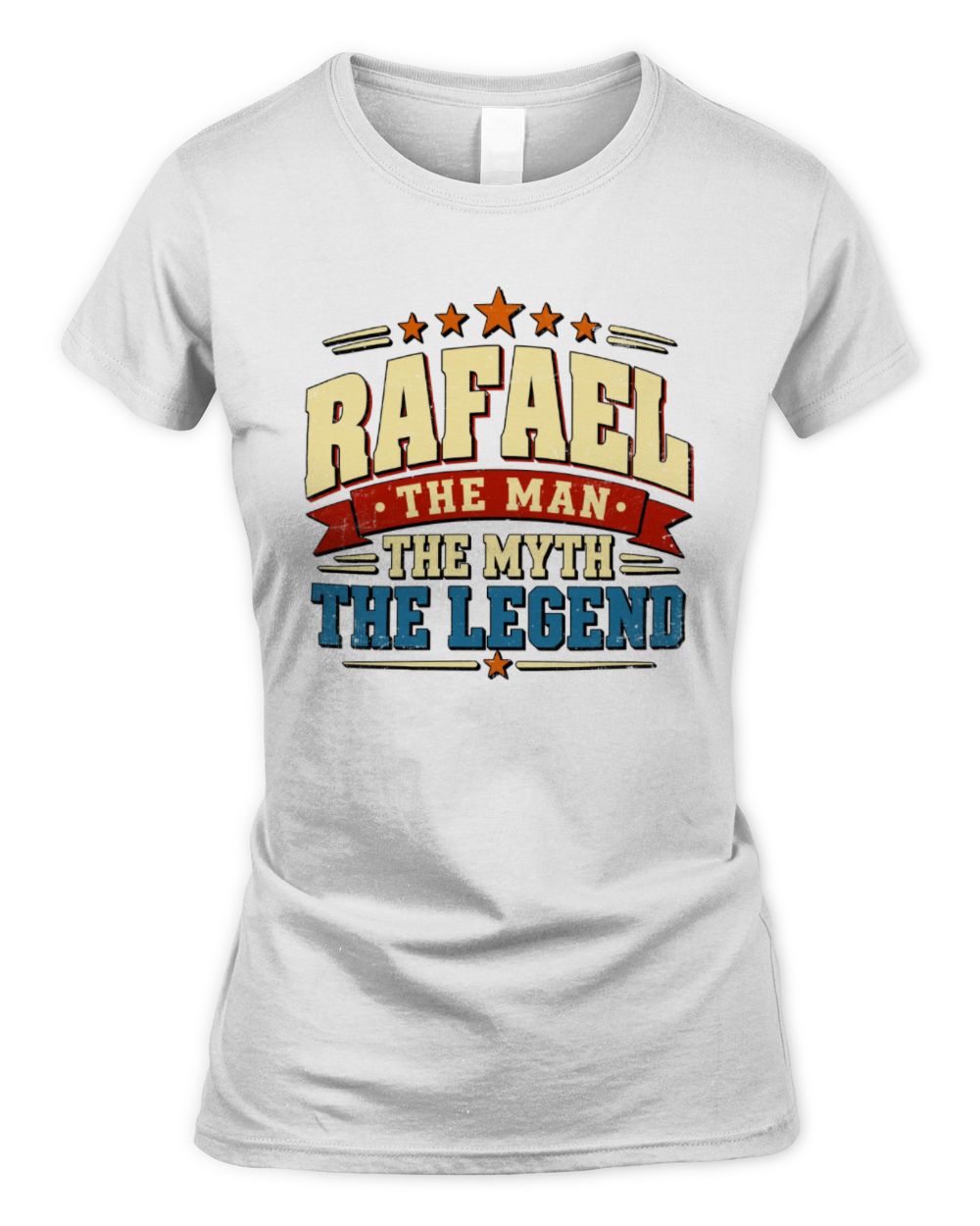 The Man The Myth The Legend Ribbon Vintage T-Shirt RAFAEL M1-56 / Women's Standard T-Shirt / white