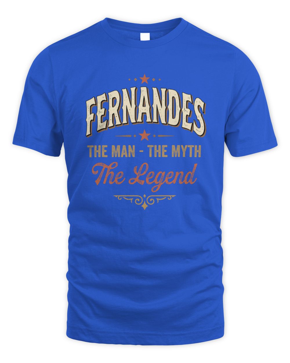 I'm Name I'm Not Rude I Just Have The Balls Funny T-Shirt FERNANDES M1-77 / Unisex Standard T-Shirt / royal