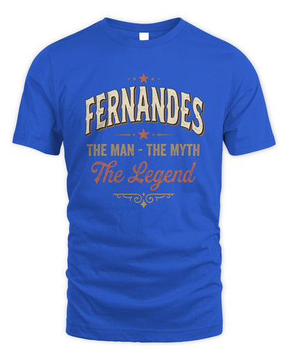 I'm Name I'm Not Rude I Just Have The Balls Funny T-Shirt FERNANDES M1-77 / Unisex Standard T-Shirt / royal