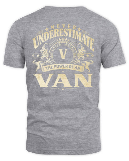 Never Underestimate Your Name Luxury Logo Shirt VAN M1-63 / Unisex Standard T-Shirt / sport grey