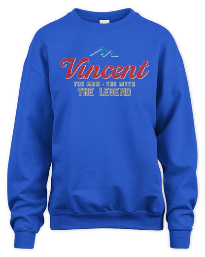 The Man The Myth The Legend Coors Light Beer T-Shirt VINCENT M1-S84 / Unisex Sweatshirt / royal