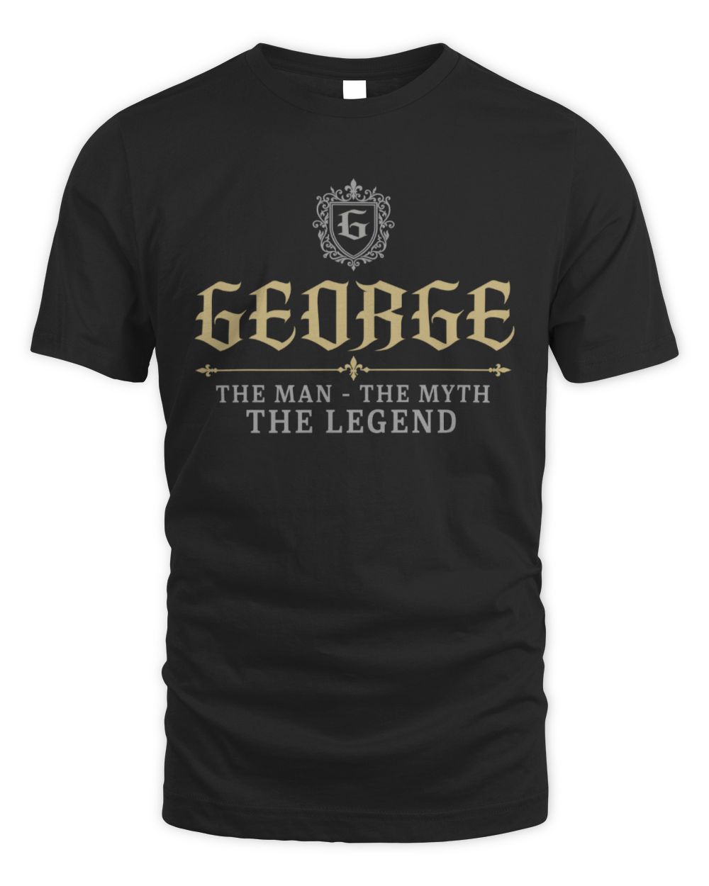 The Man The Myth The Legend Western Shirt GEORGE M1-78 / Unisex Standard T-Shirt / black