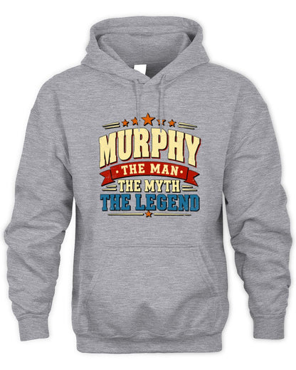 The Man The Myth The Legend Ribbon Vintage T-Shirt MURPHY M1-56 / Unisex Hoodie / sport grey