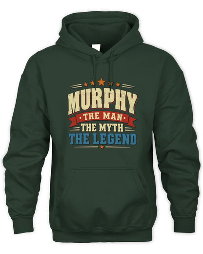 The Man The Myth The Legend Ribbon Vintage T-Shirt MURPHY M1-56 / Unisex Hoodie / forest green