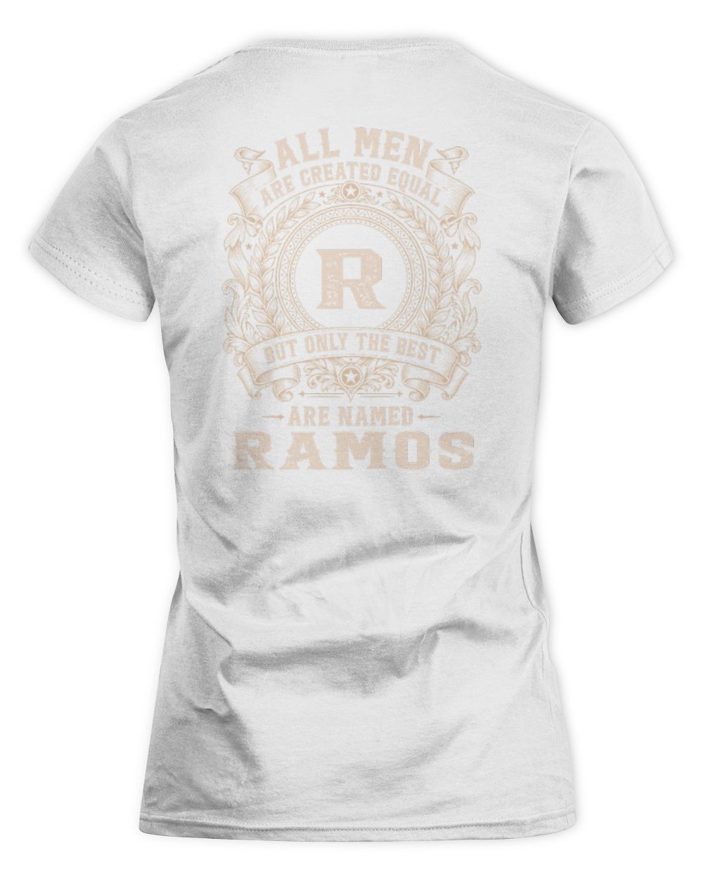 All Men Are Created Equal Cool Logo Shirt RAMOS M1-60 / Women's Standard T-Shirt / white