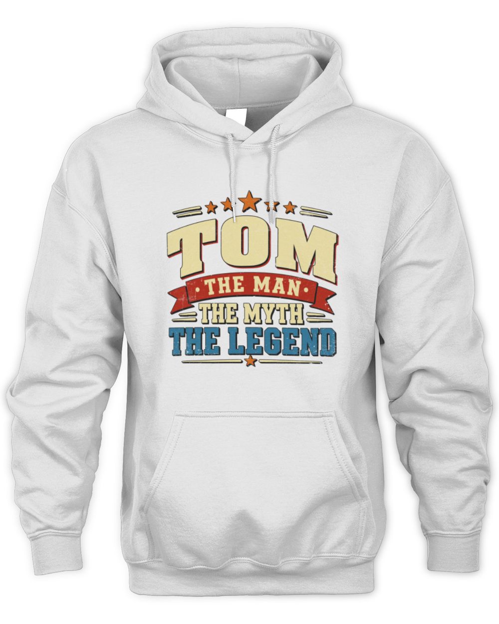 The Man The Myth The Legend Ribbon Vintage T-Shirt TOM M1-56 / Unisex Hoodie / white