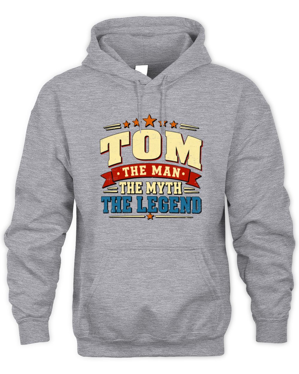 The Man The Myth The Legend Ribbon Vintage T-Shirt TOM M1-56 / Unisex Hoodie / sport grey