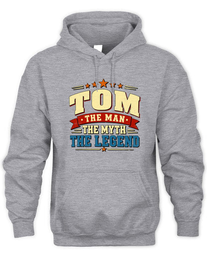 The Man The Myth The Legend Ribbon Vintage T-Shirt TOM M1-56 / Unisex Hoodie / sport grey