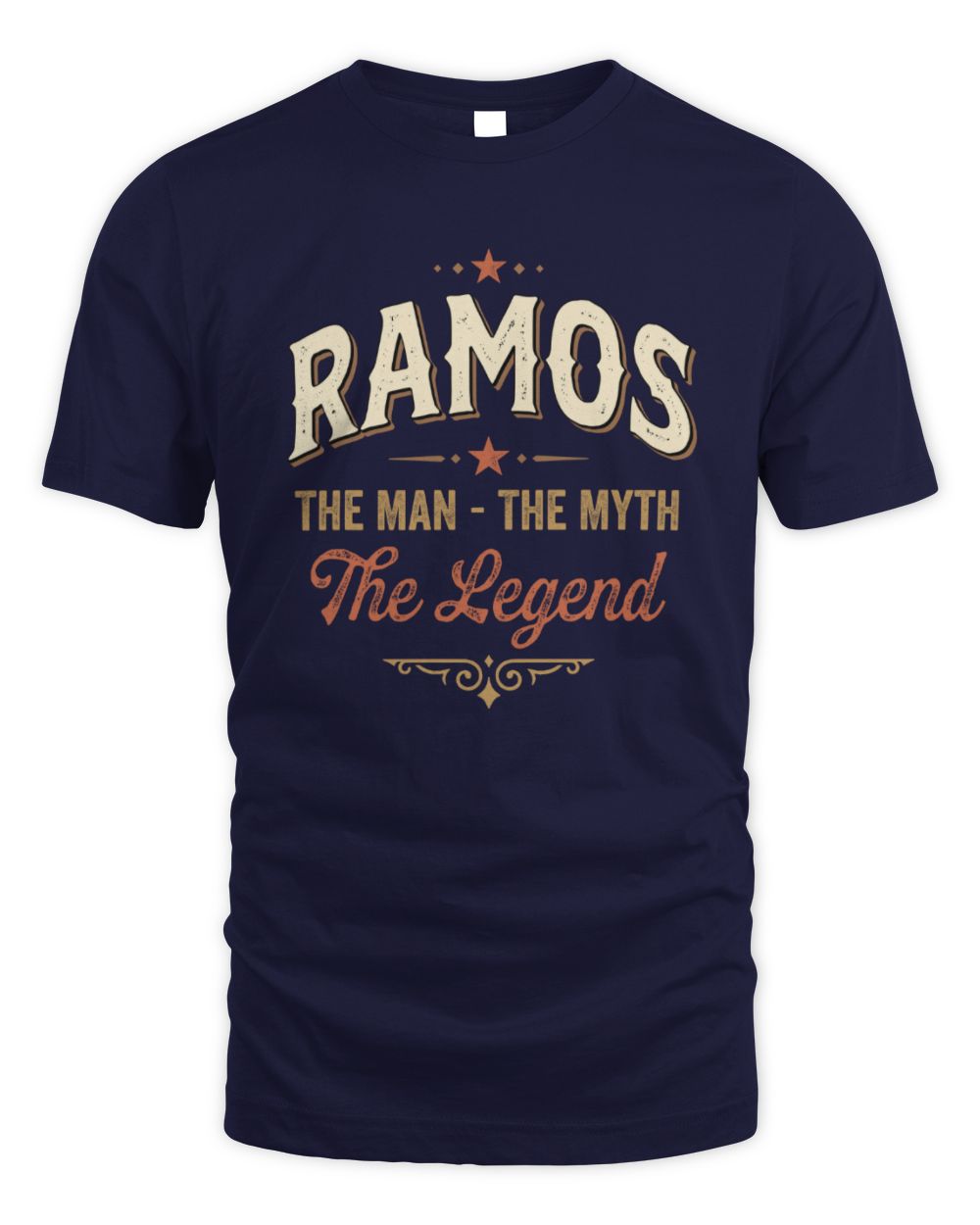 I'm Name I'm Not Rude I Just Have The Balls Funny T-Shirt RAMOS M1-77 / Unisex Standard T-Shirt / navy