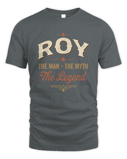 I'm Name I'm Not Rude I Just Have The Balls Funny T-Shirt ROY M1-77 / Unisex Standard T-Shirt / charcoal