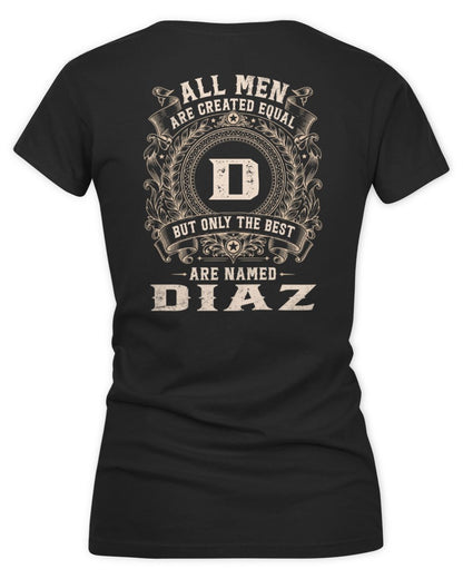 All Men Are Created Equal Cool Logo Shirt DIAZ M1-60 / Women's V-Neck T-Shirt / black